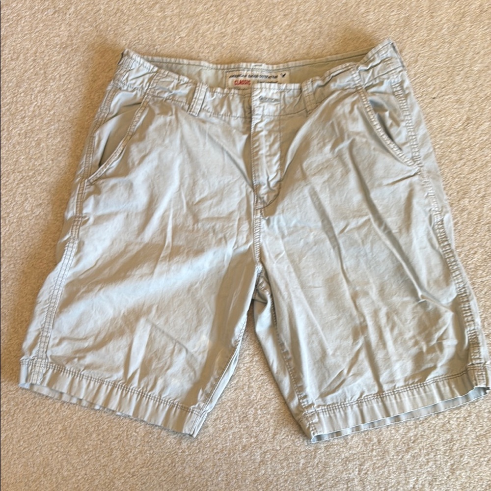 Men's Casual Light Gray Shorts